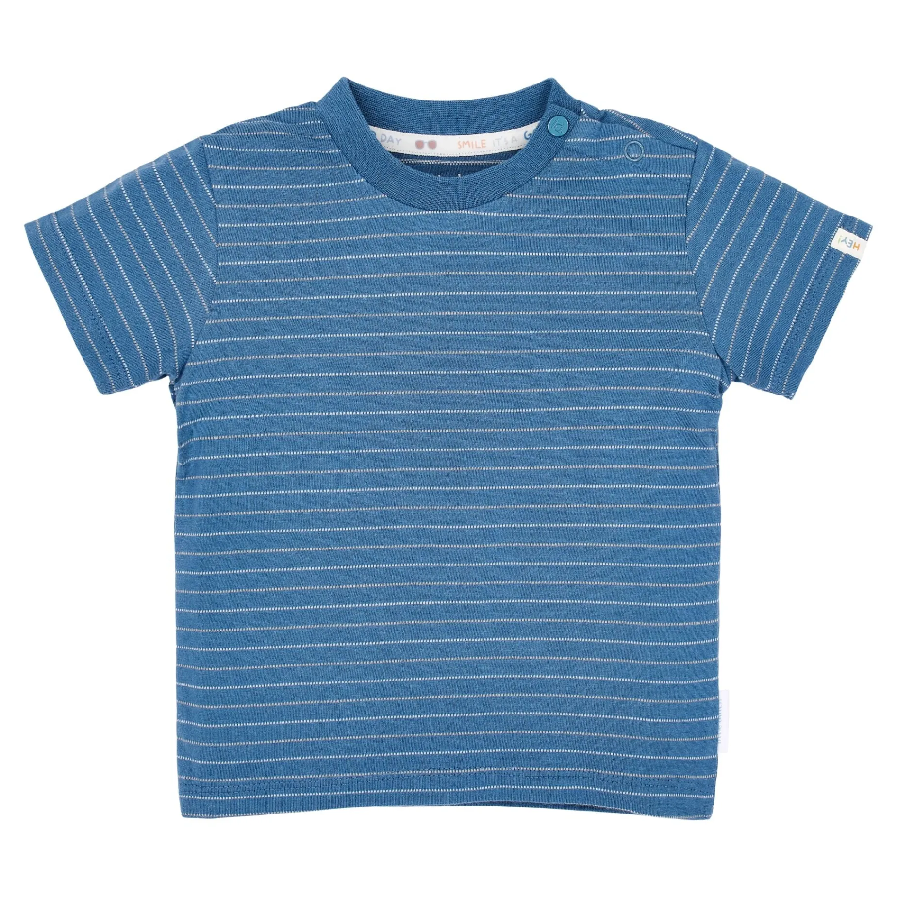 Shirt korte mouw - Blauw - Indigo Stripe