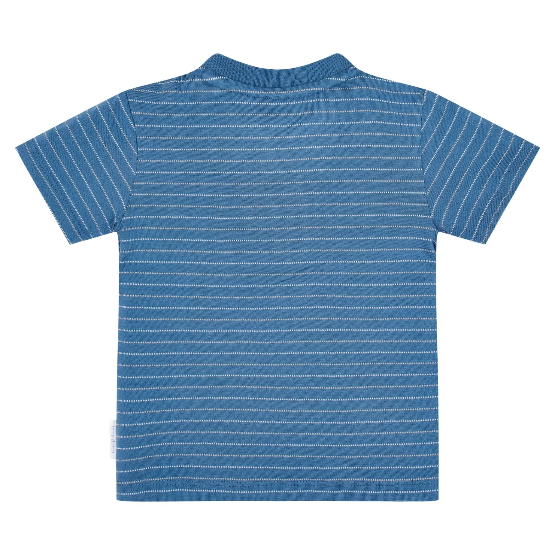 Shirt korte mouw - Blauw - Indigo Stripe