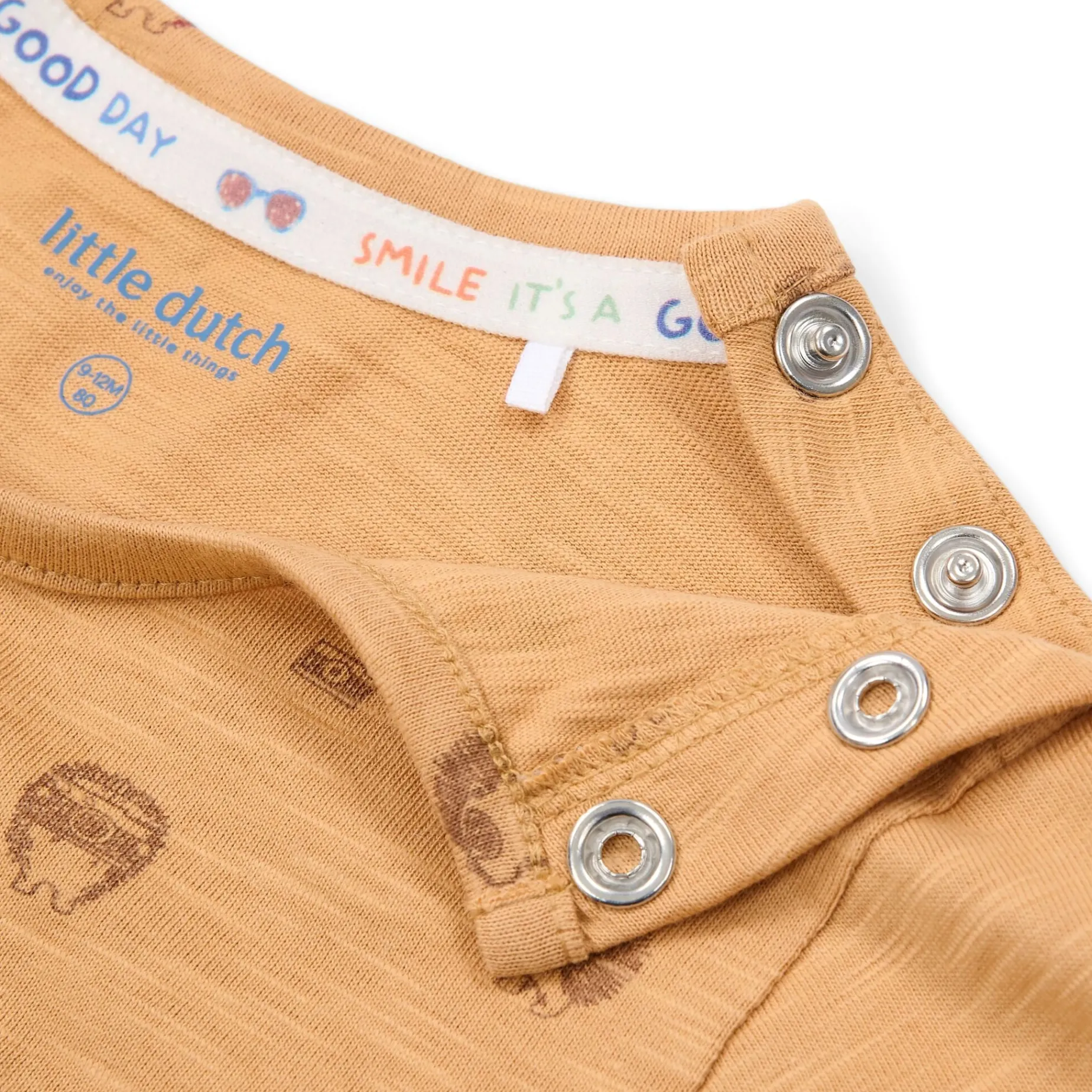 Shirt korte mouw - Bruin