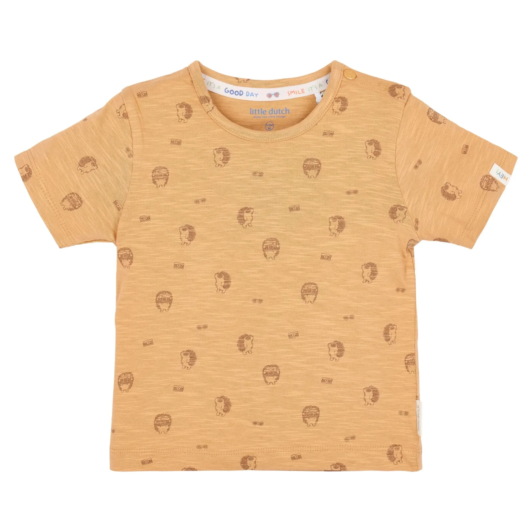 Shirt korte mouw - Bruin