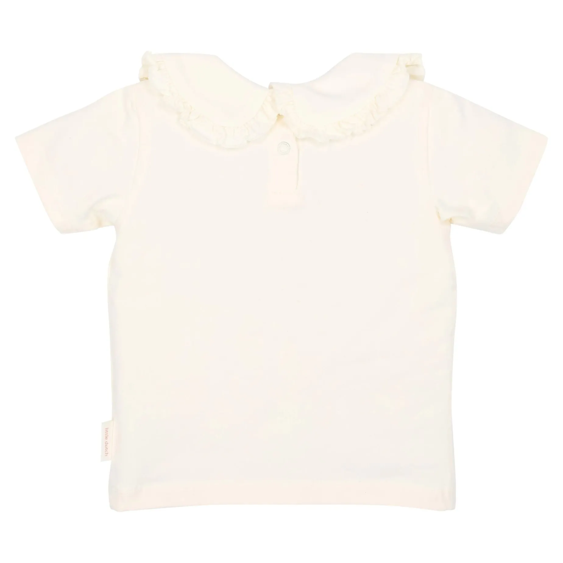 Shirt korte mouw met kraag - Wit