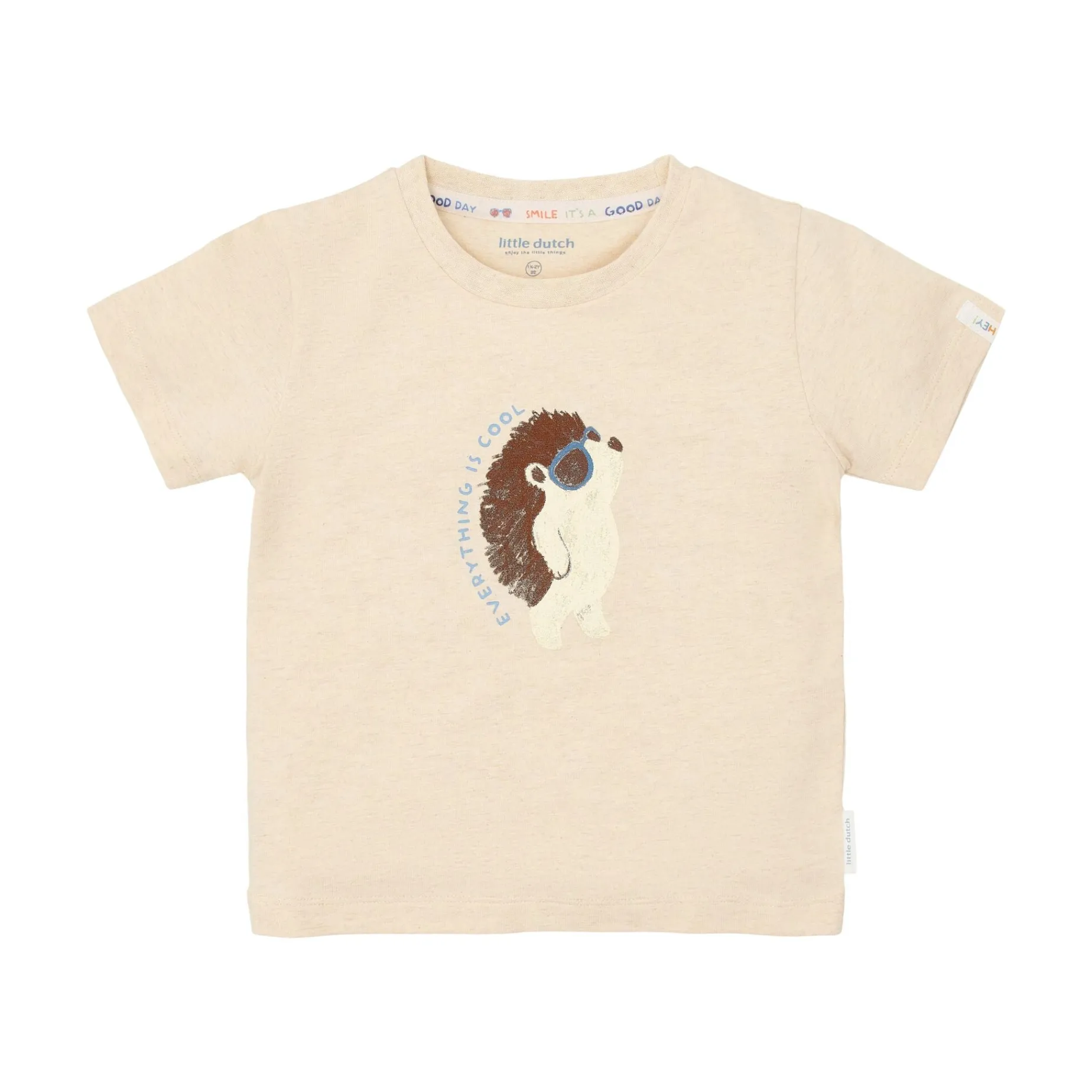 Shirt korte mouw - Zand - Egel