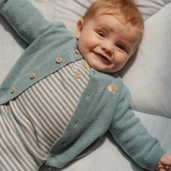 Shirt lange mouw - Blauw - Forest Friends - Stripe
