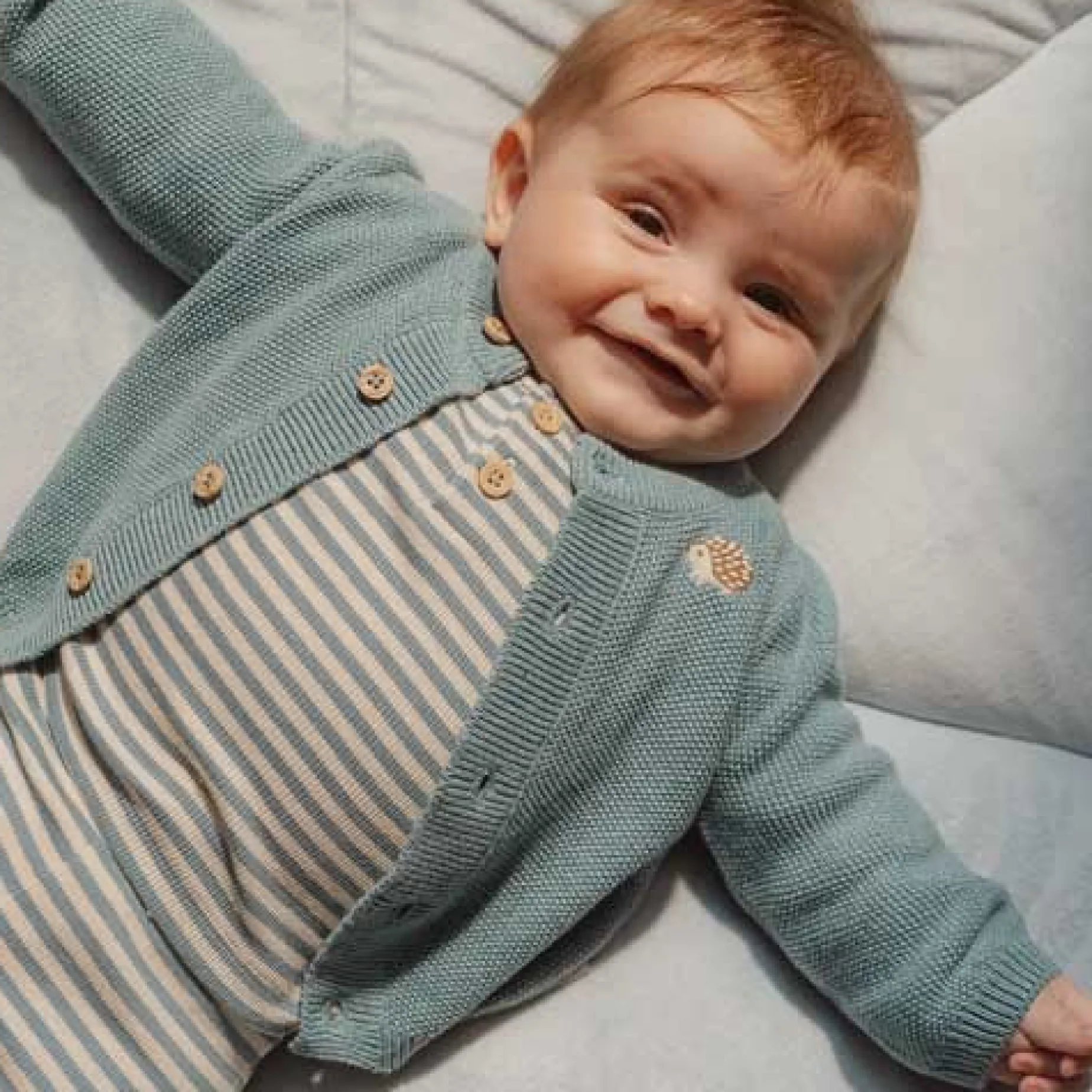 Shirt lange mouw - Blauw - Forest Friends - Stripe