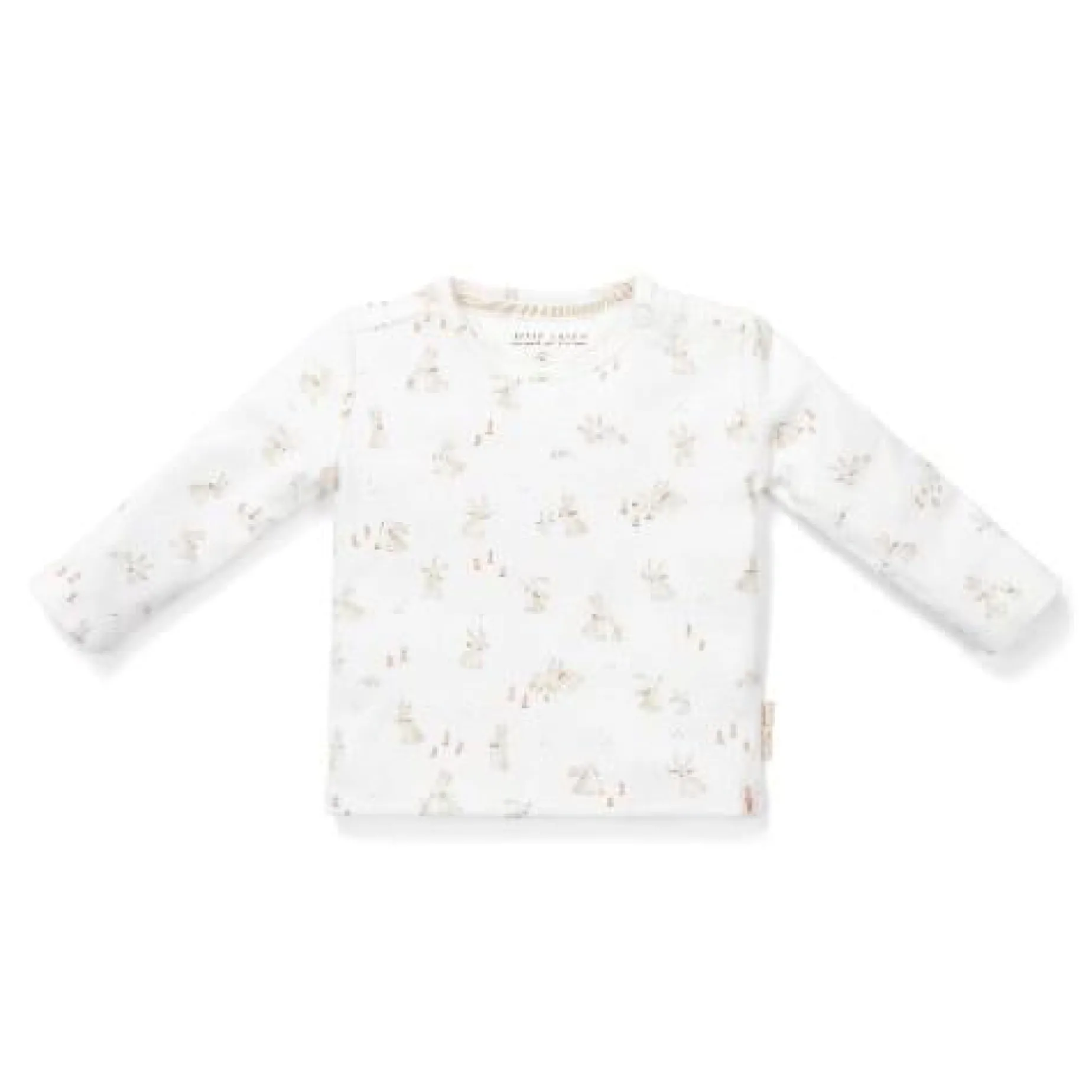 Shirt lange mouw - Wit - Newborn Naturals - Baby Bunny