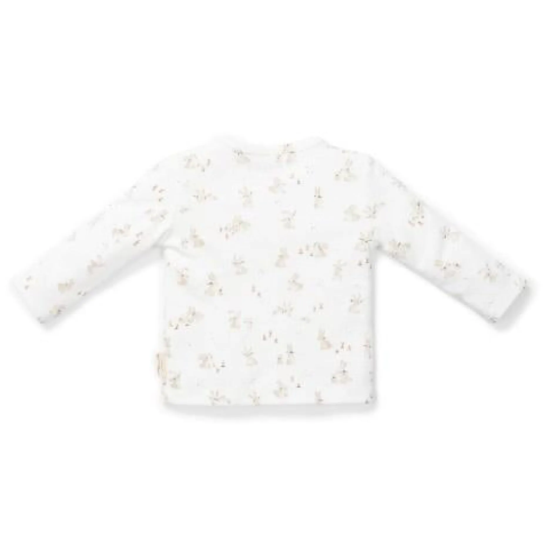 Shirt lange mouw - Wit - Newborn Naturals - Baby Bunny