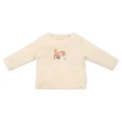 Shirt lange mouw - Zand - Forest Friends - Vosje