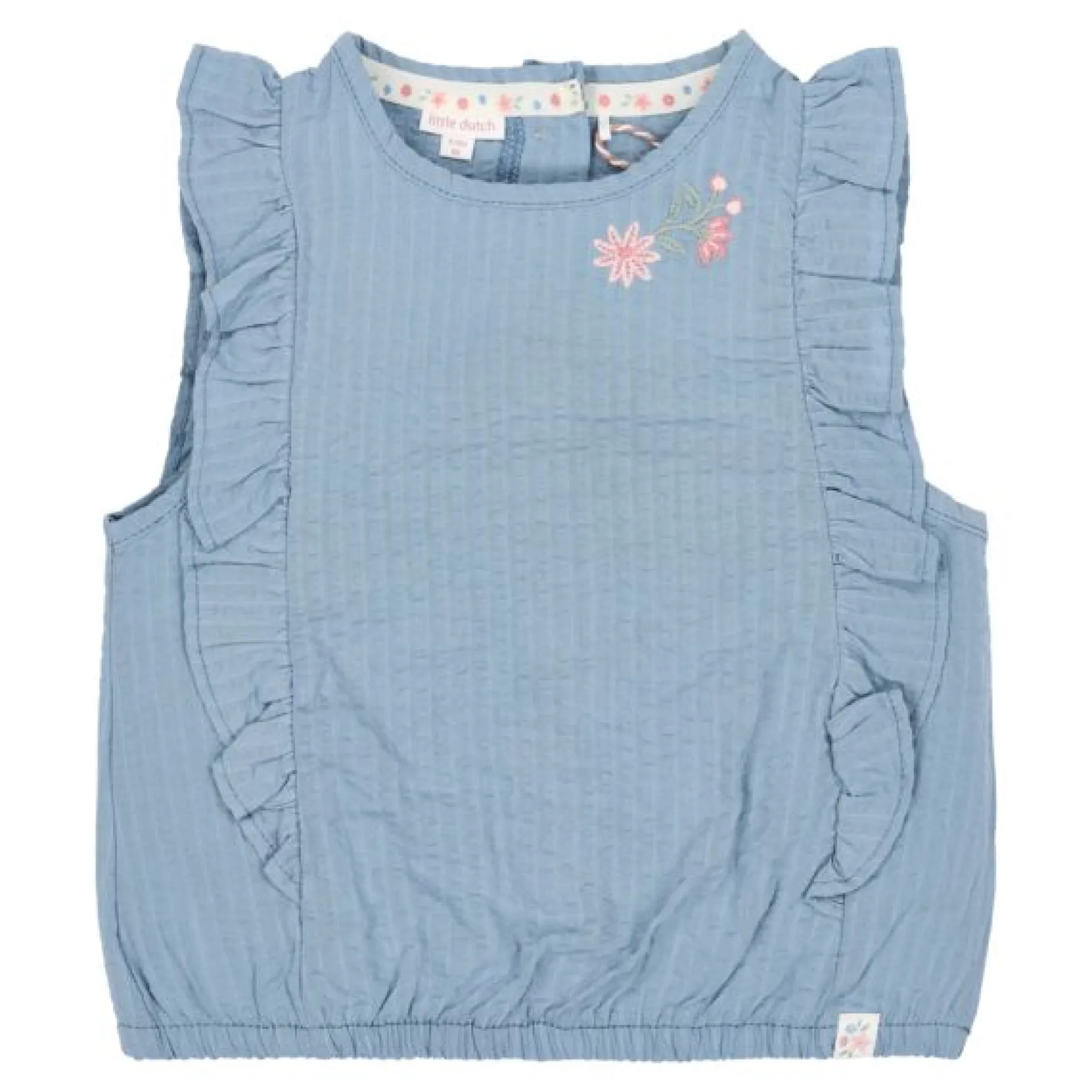 Shirt mouwloos - Blauw