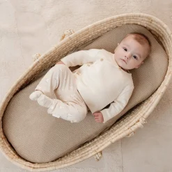 Shirt overslag lange mouw - Beige - Newborn Naturals