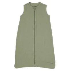 Slaapzak zomer hydrofiel 70 cm - Groen - Maat 70 cm - Little Farm