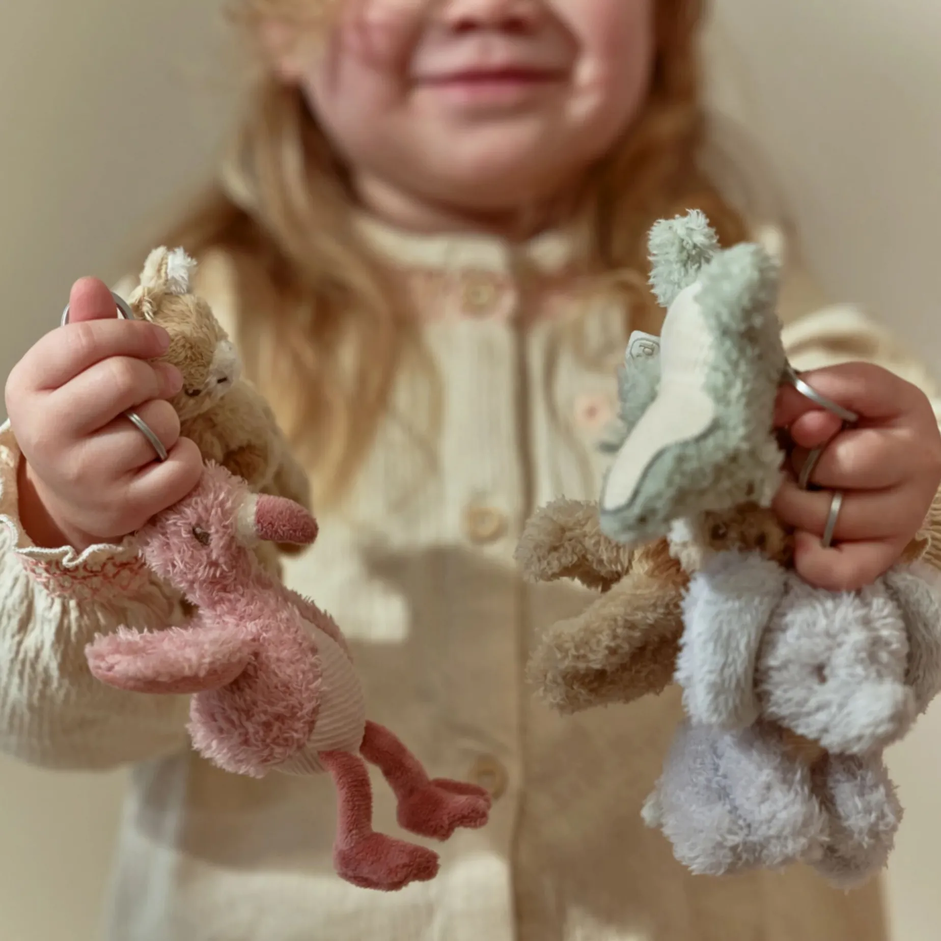 Sleutelhanger Olifant - Grijs