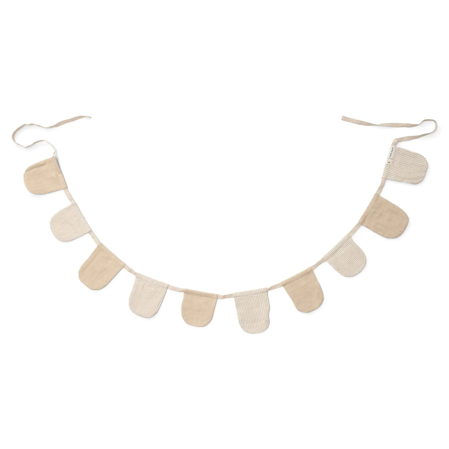 Slinger met vlaggetjes - Beige - Essentials