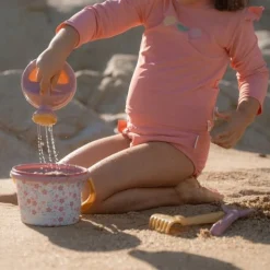 Strandset Pink Flowers set van 5