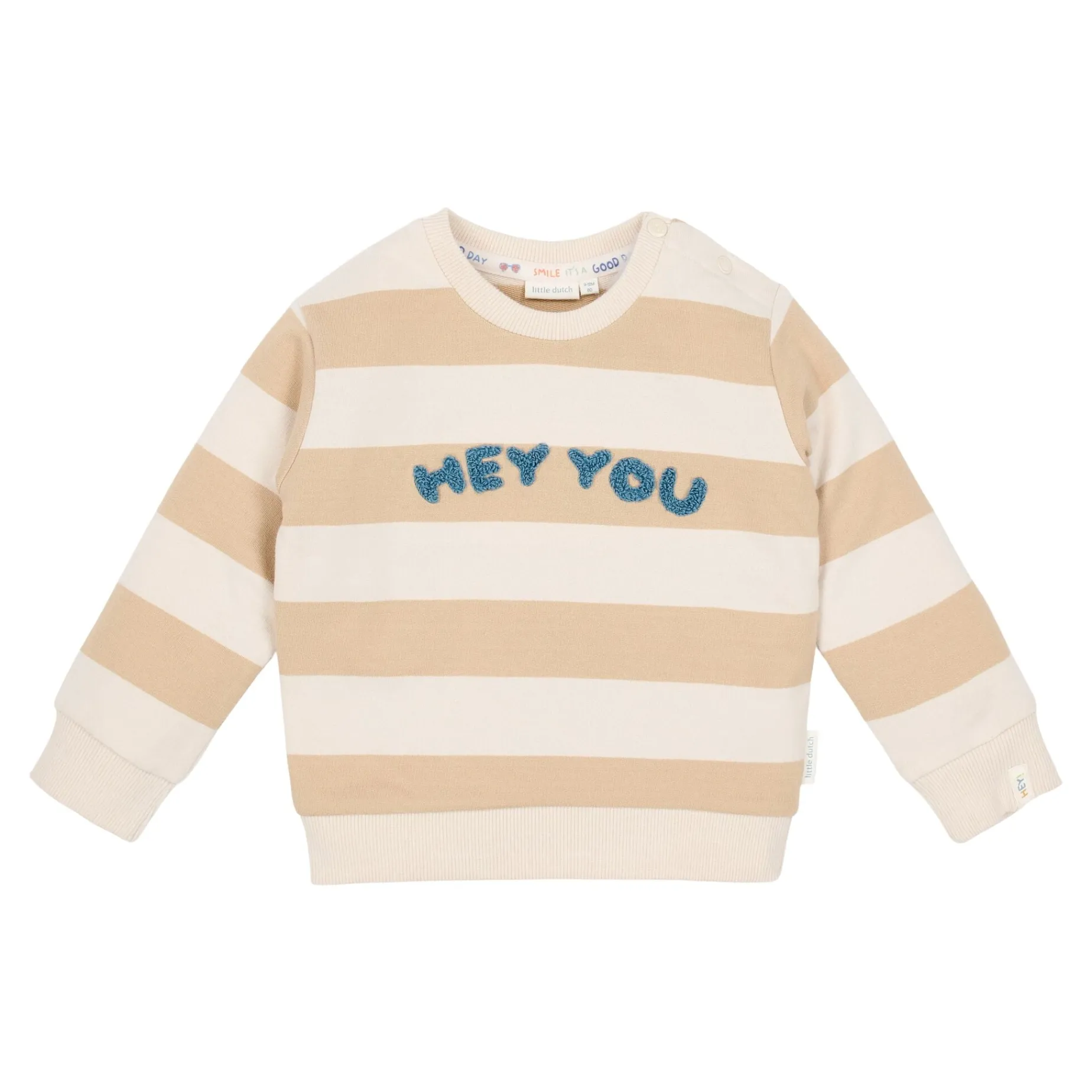 Sweater - Zand - Biscuit Stripe