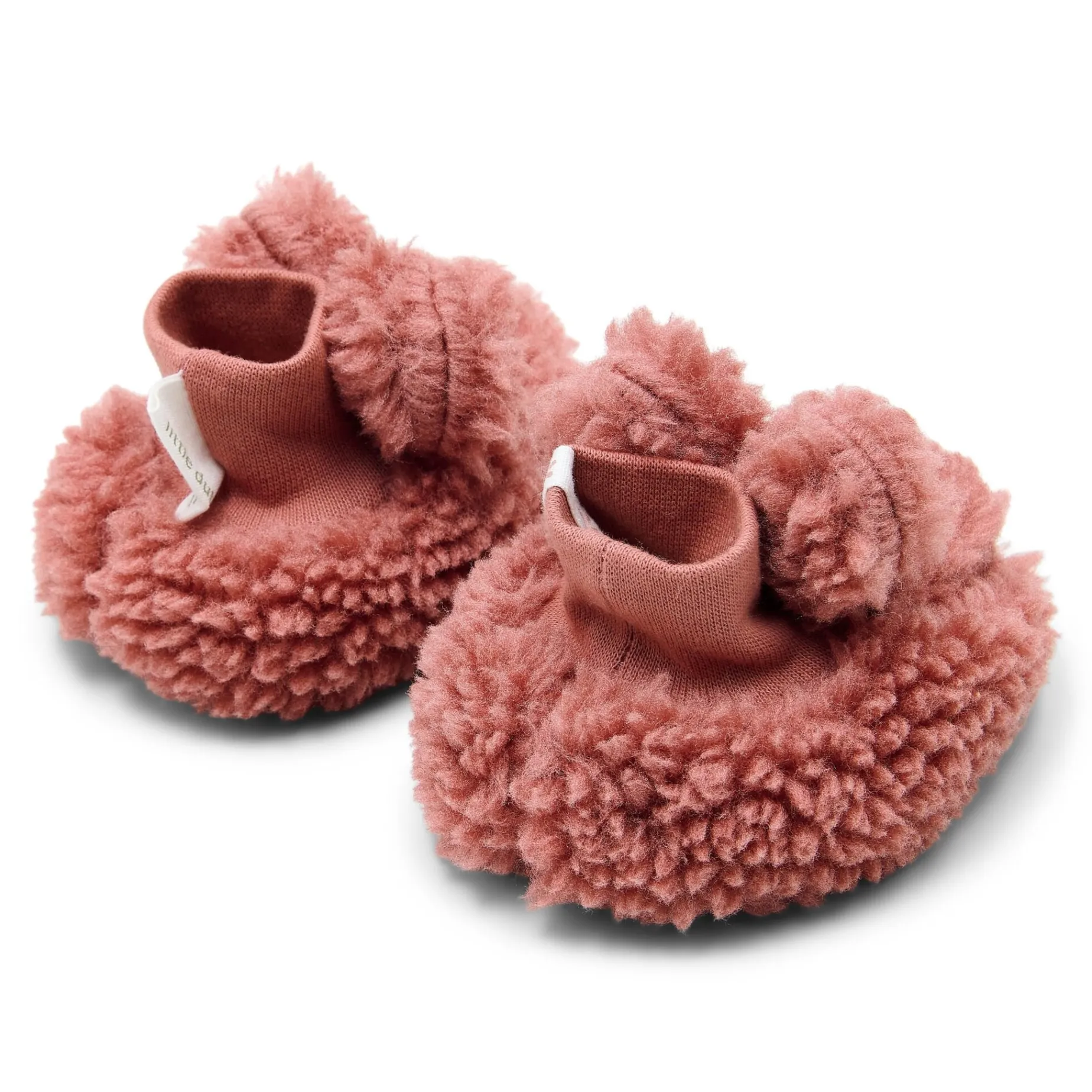 Teddy slofjes - Roze - Newborn Naturals