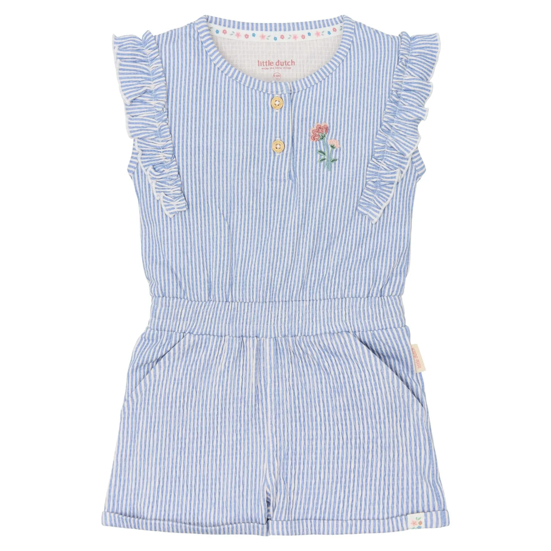 Tuinbroek - Blauw - Denim Blue Stripe
