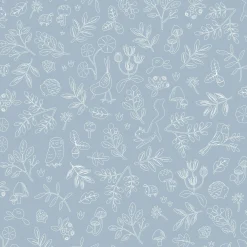 Vliesbehang – Blauw – Forest Friends – Forest Wonder