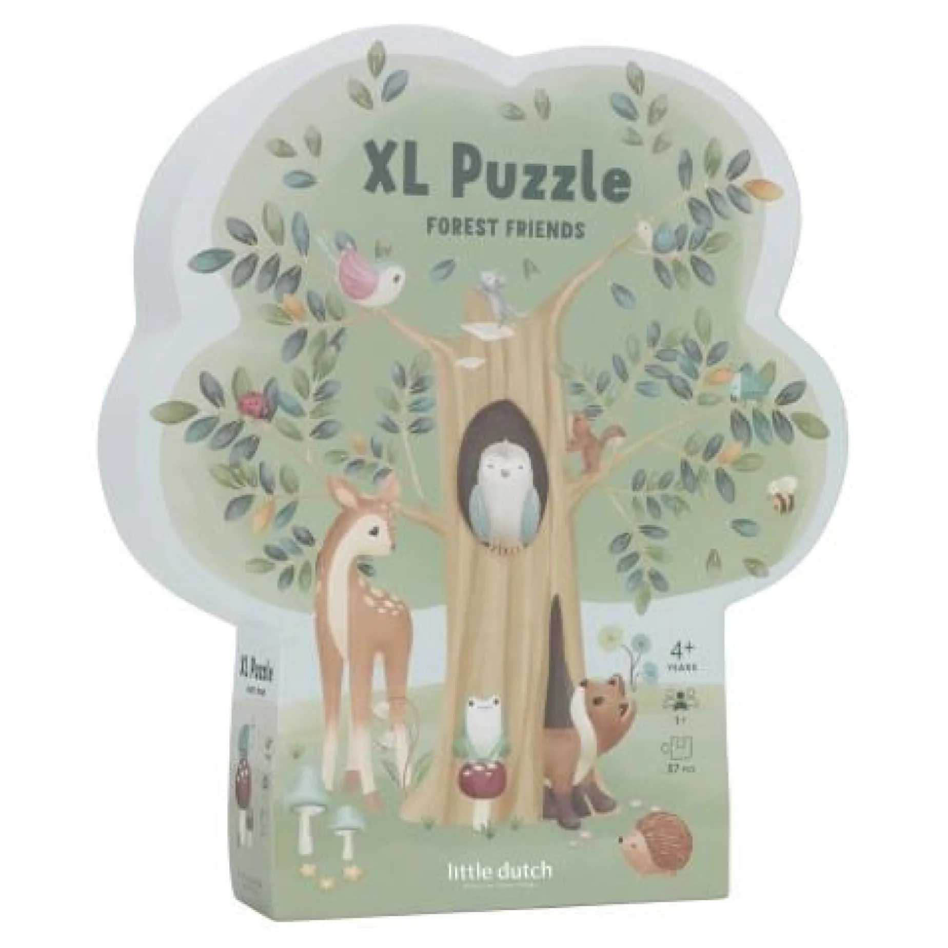 Vloerpuzzel - Blauw - Forest Friends