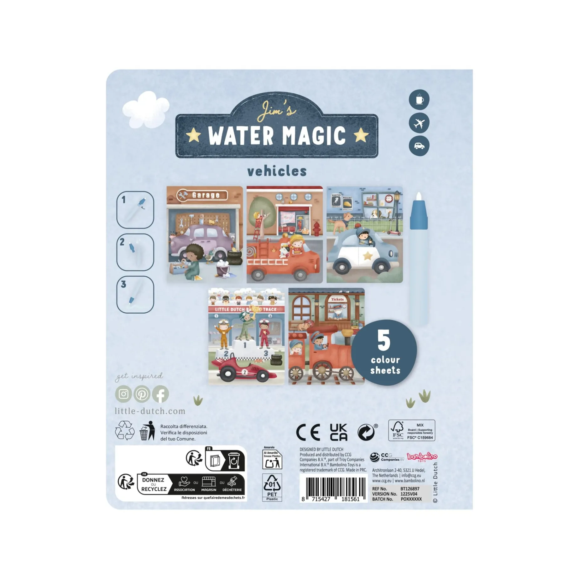 Waterkleurboek - Jim