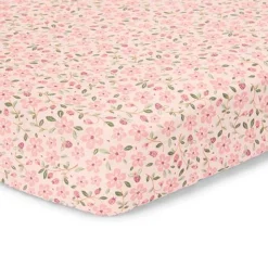 Wieg hoeslaken - Roze - Fairy Garden - Fairy Floral