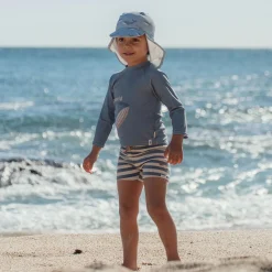 Zwembroek - Blauw - Ocean Blue Stripes