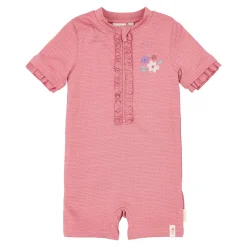 Zwempak korte mouw - Roze
