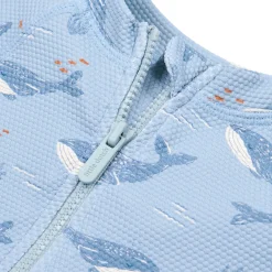 Zwempak lange mouw - UPF 40 - Blauw - Ocean Splash