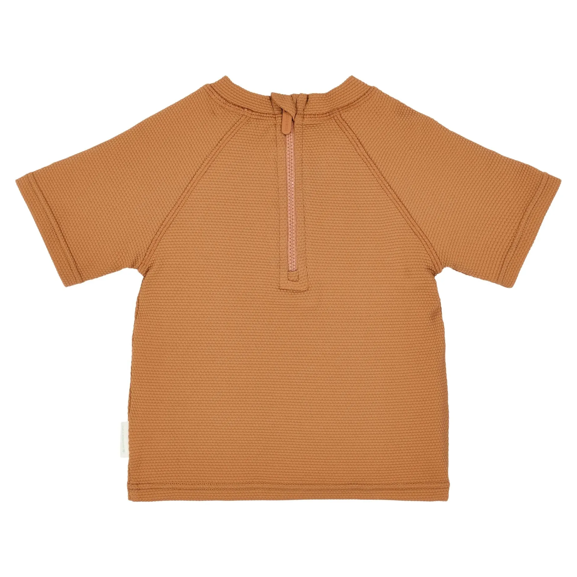 Zwemshirt korte mouw - Bruin