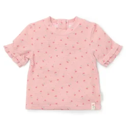 Zwemshirt korte mouw - Lichtroze - Sunny Flowers