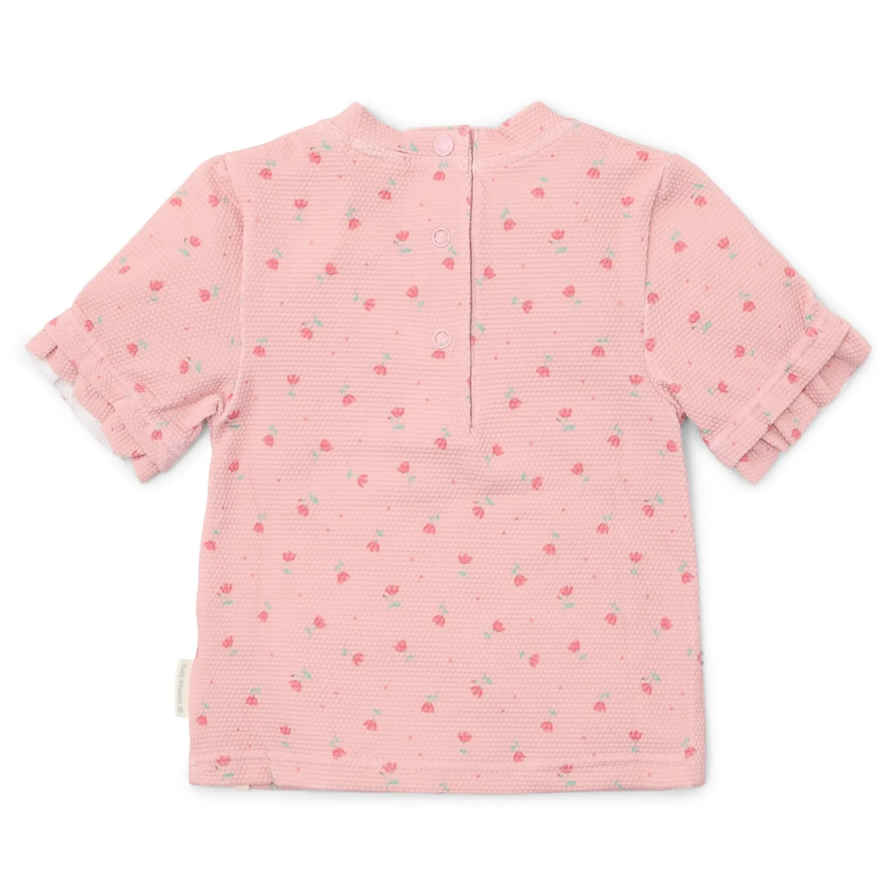 Zwemshirt korte mouw - Lichtroze - Sunny Flowers