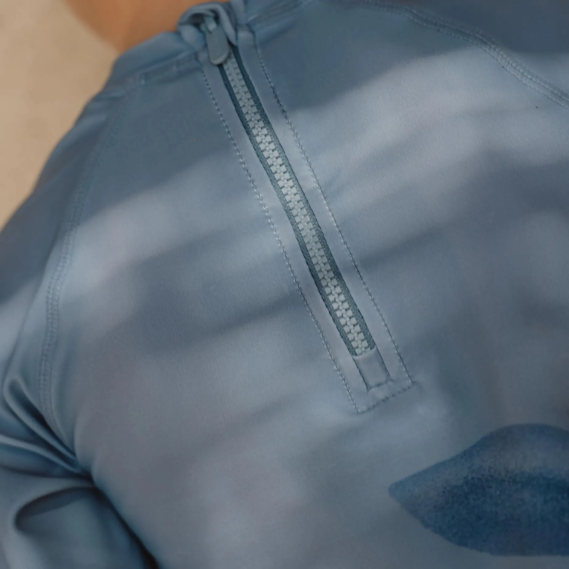 Zwemshirt lange mouw - UPF 40 - Blauw
