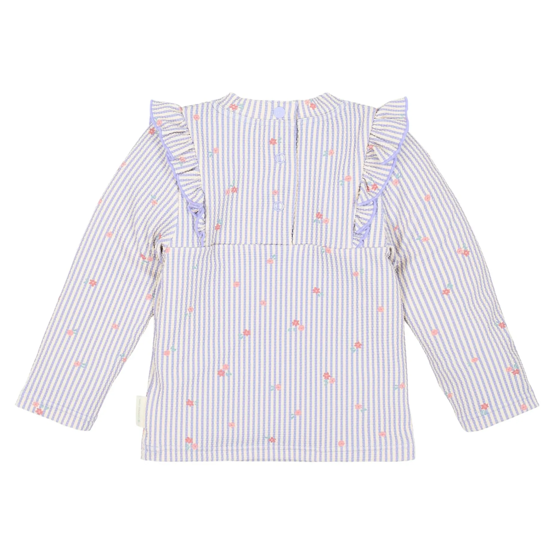 Zwemshirt lange mouw - UPF 40 - Paars - Dreamy Stripes