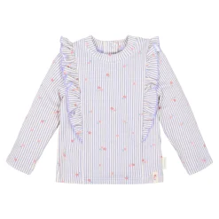 Zwemshirt lange mouw - UPF 40 - Paars - Dreamy Stripes