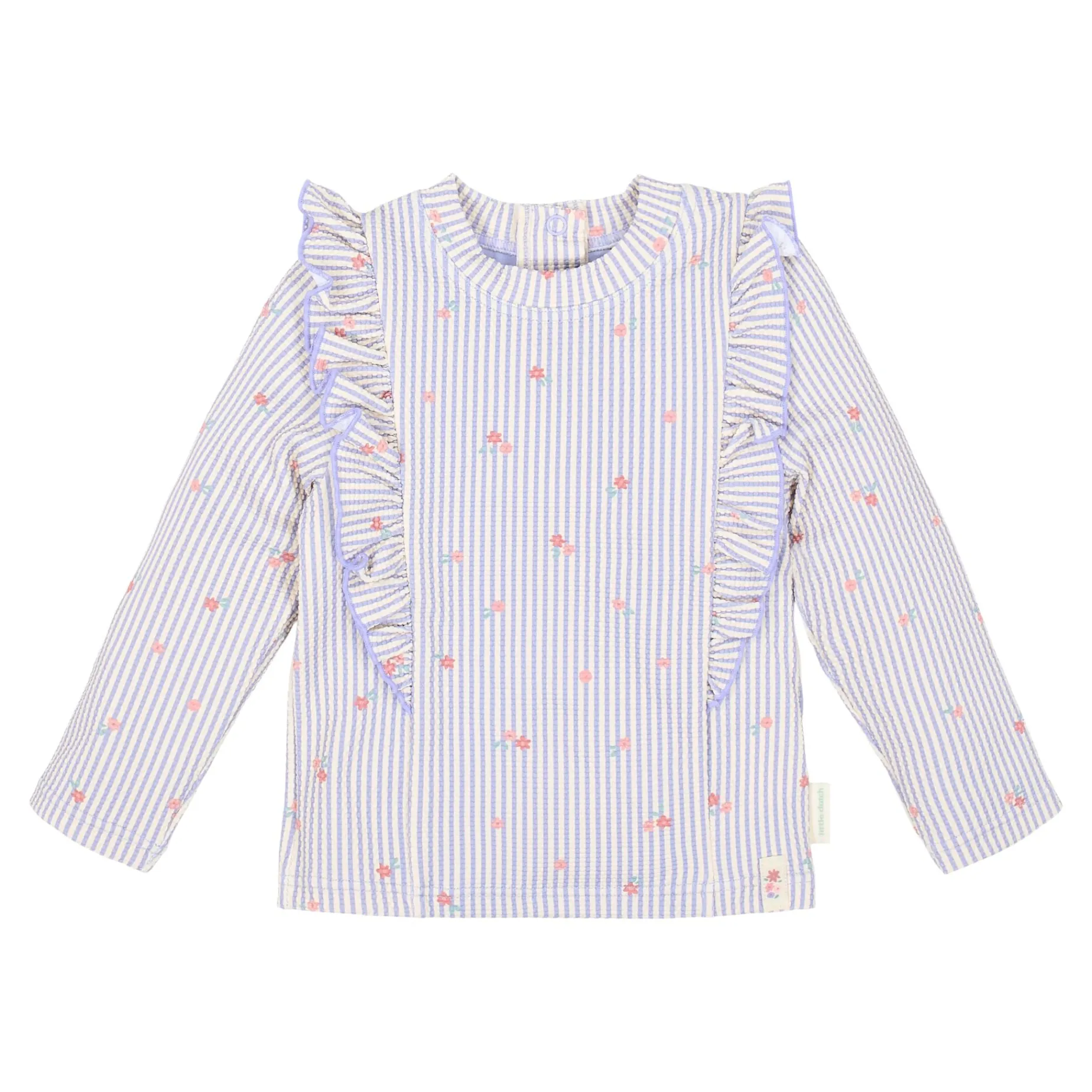 Zwemshirt lange mouw - UPF 40 - Paars - Dreamy Stripes